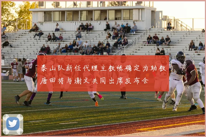 泰山队新任代理主教练确定为助教唐田将与谢文共同出席发布会